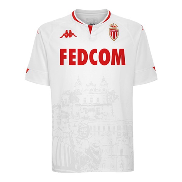 Tailandia Camiseta AS Monaco Tercera 2020-2021 Blanco